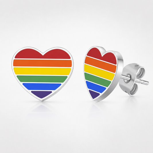 Pendientes Corazón Pride