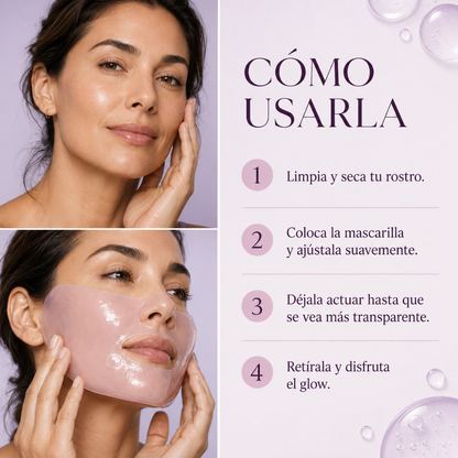 Nueva Mascarilla Glow Up de Salmón