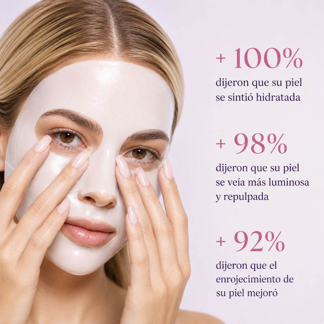 Nueva Mascarilla Glow Up de Salmón